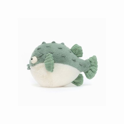 Jellycat Pacey Pufferfish USA | 96023UOVC